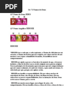 Os 72 Nomes de Deus 12º Nome 