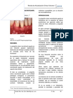 Gingivitis Ulceronecrotizante Aguda. Introduccion.: Revista de Actualización Clínica Volumen 1