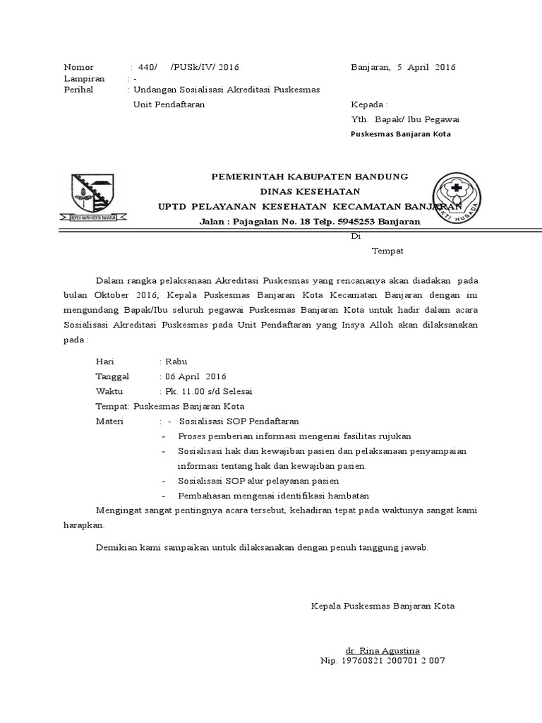 Surat Undangan Akreditasi  PDF