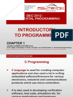 DEC2012 Chap 1 - Introductory To Programming