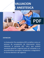 Evaluacion Pre Anestesica