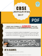 CBSE Initiatives 2017