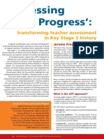 Assessing Pupil Progress':: Transforming Teacher Assessment in Key Stage 3 History