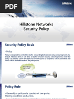 Security Policy Hillstone