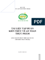 Tai Lieu Tap Huan An Toan Thuc Pham PDF
