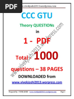 CCC Gtu 1000 Question