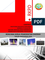 RKPD Kota Pontianak TA 2016