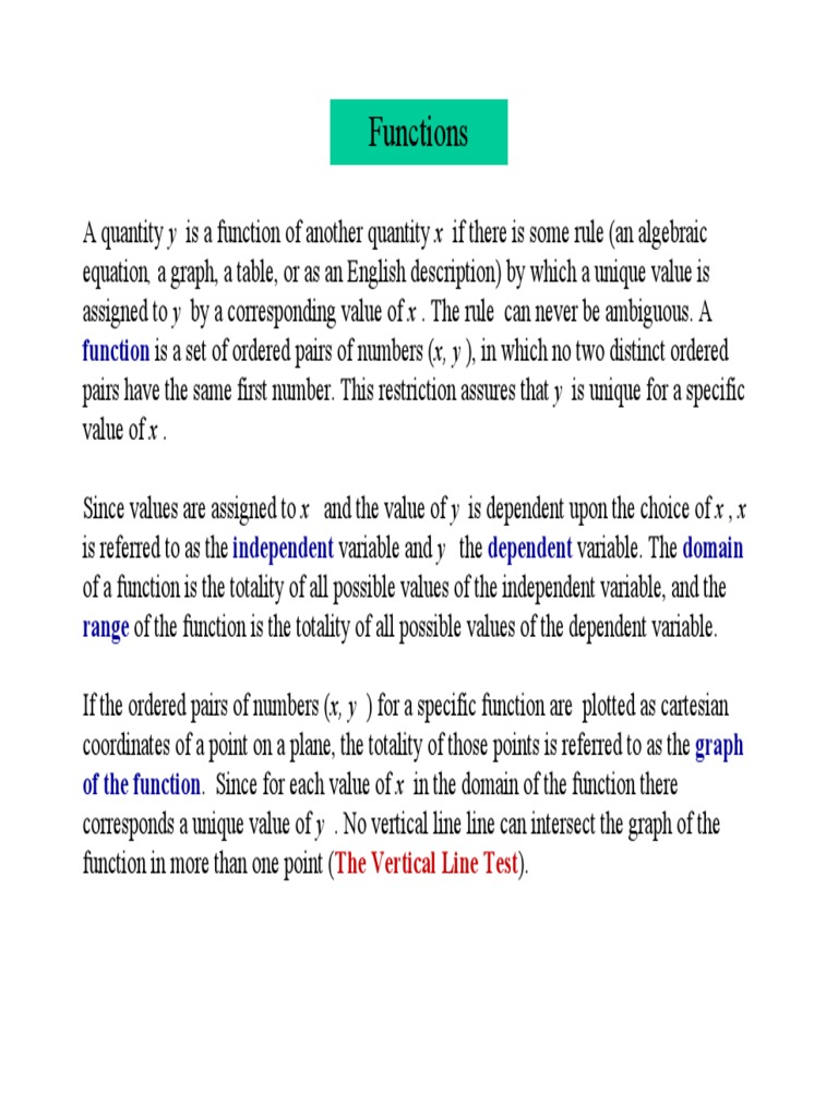 Functions: Function | PDF | Polynomial | Function (Mathematics)
