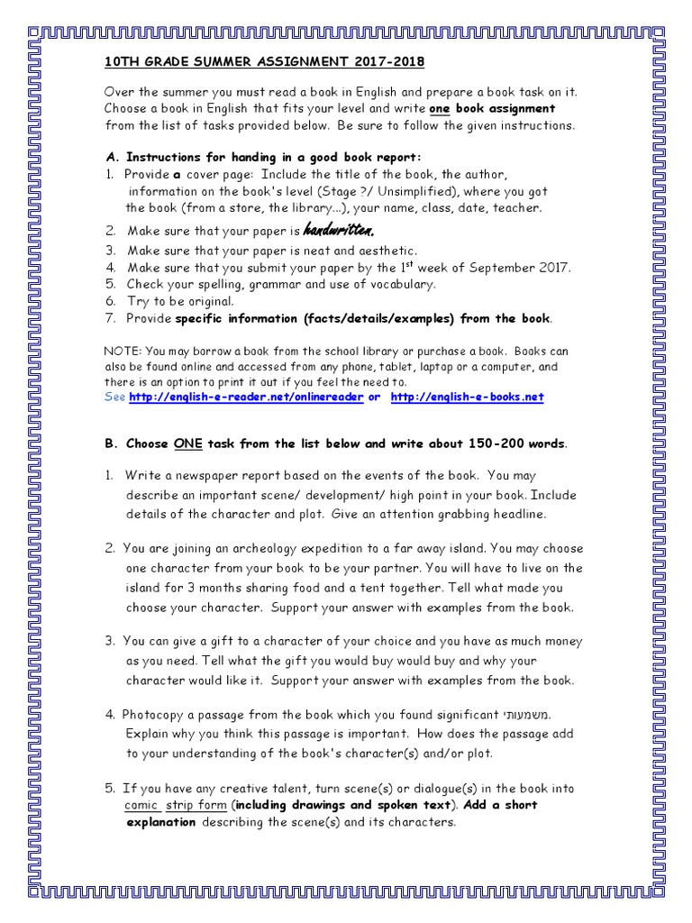 Class 7 assignment 10th week picture