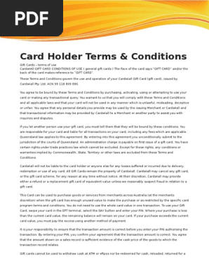 card holder t cs