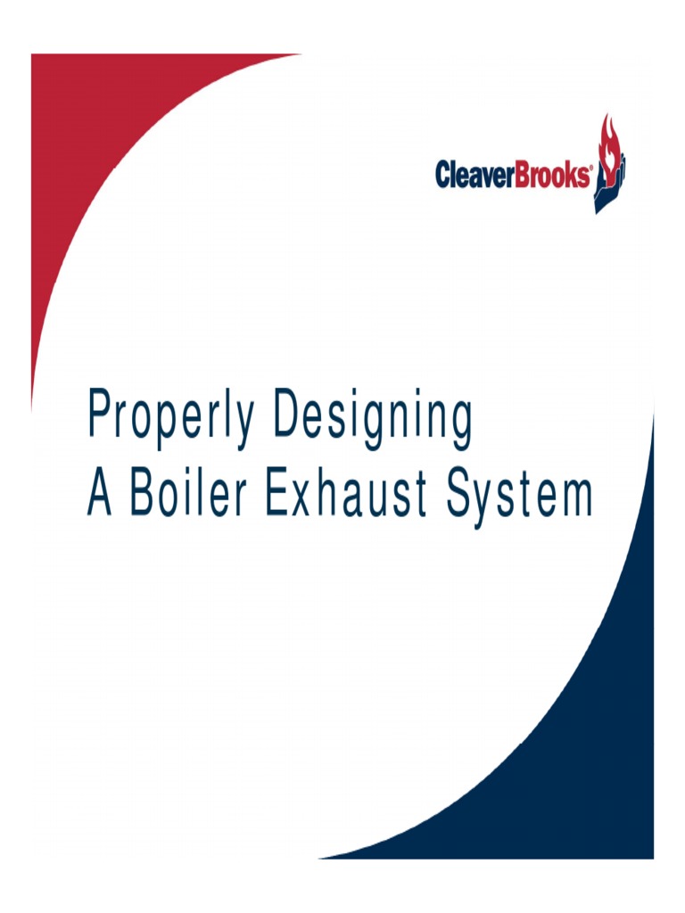 Properly Designing A Boiler Exhaust System Presentation PDF PDF
