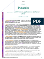 Dynamics: Summary and Practice Applications of Physics Skills
