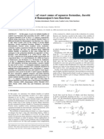 Milne S C - New Infinite Families of Exact Sums of Squares Formulas, Jacobi Elliptic Functions, And Ramanujan's Tau Function - Proc. Natl. Acad. Sci. USA 93 (1996) 15004-15008