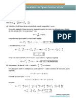 EBAU 2017 Junio Matemáticas II Soluciones