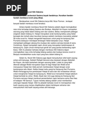 Soalan Novel 1 Pdf