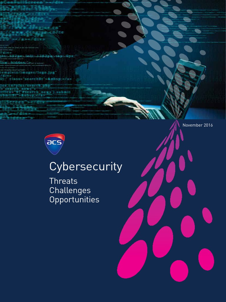 ACS Cybersecurity Guide PDF | PDF | Denial Of Service Attack | Computer ...