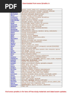 Reference List of Synonyms PDF