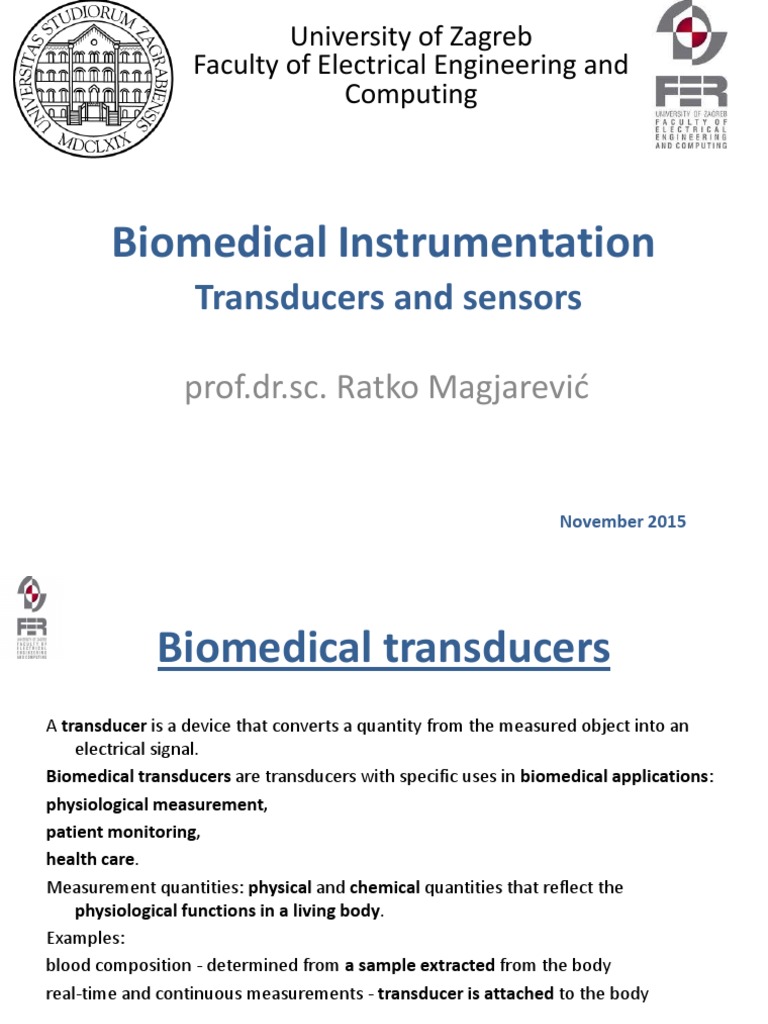 Biomedical Instrumentation Transducers and Sensors PDF Membrane