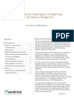 Measuring Internet Video Quality of Experience
