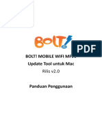 Panduan Penggunaan BOLT! Mobile WiFi MF90 Update Tool v2.0 Untuk Mac PDF