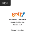 BOLT! Mobile WiFi MF90 Update Tool v2.0 Manual Instruction For Mac PDF