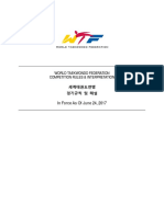 World Taekwondo Federation Competition Rules & Interpretation 세계태권도연맹 경기규칙 및 해설