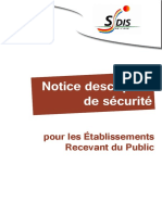 Notice Descriptive de Securite Pour Les ERP - 2014
