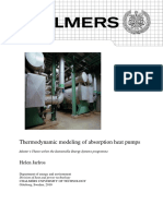 Thermodynamic Modeling of Absorption Heat Pump