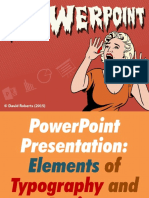 Presentation-Elements of Typography and Design (Picture Presentation)