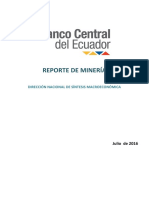 Reporte de Minería Bce