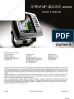 Gpsmap 400/500 Series: Owner's Manual