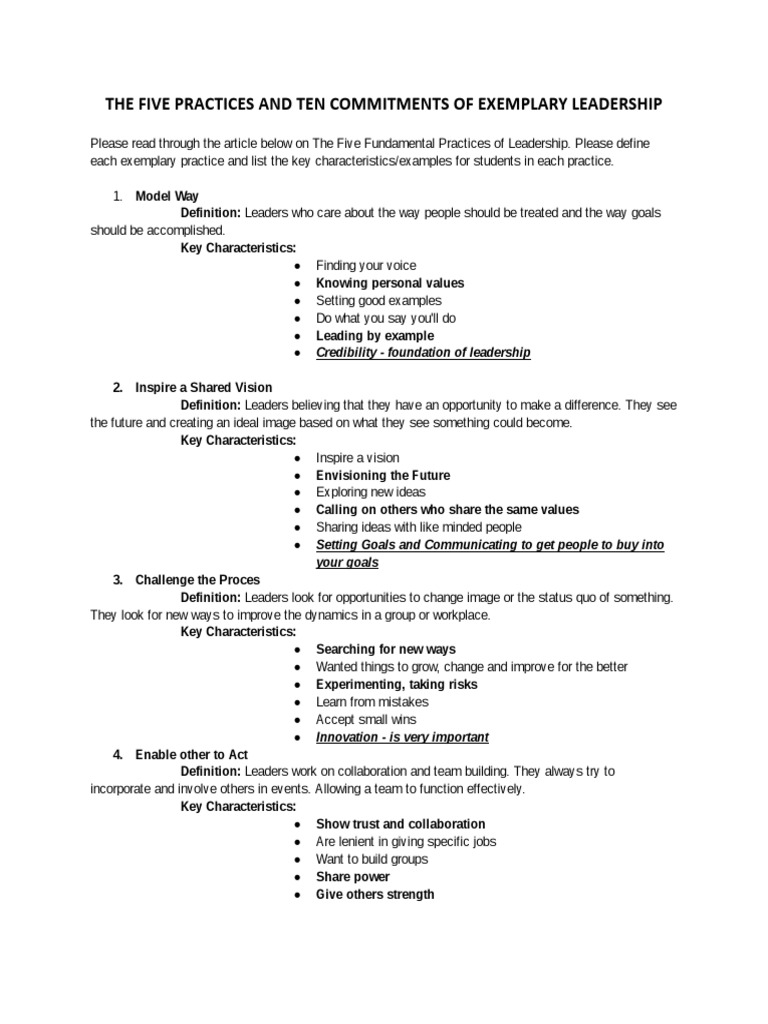 How to be a leader image