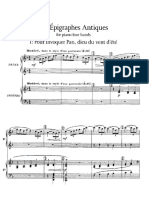 Debussy - Six Epigraphes Antiques 4 Hand