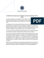 "Condenamos y exigimos se sancione espionaje a Centro Prodh"  