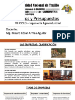 Presupuestos Empresariales - Tercera y Cuarta Semana