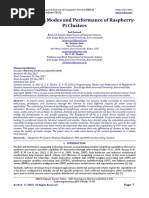 Programming Modes and Performance of Raspberry-Pi Clusters