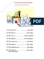 Prepositions of Place Exercises With Pictures