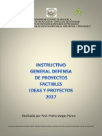 Manual e Instructivo Ideas y Proyectos 2017 Premio a La Excelencia
