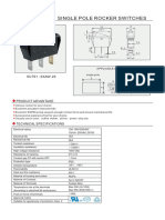 Series Sc791 Single Pole Rocker Switches