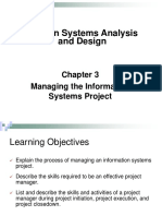 Modern Systems Analysis and Design: Managing The Information Systems Project