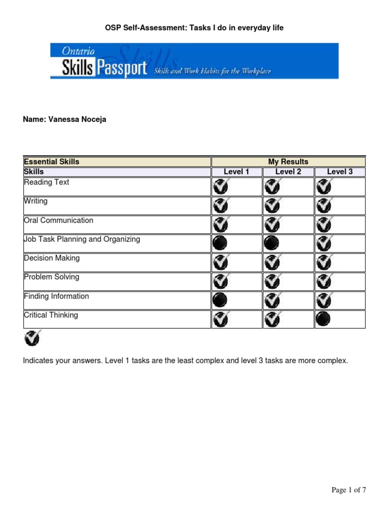 Self-assessment tools for students image
