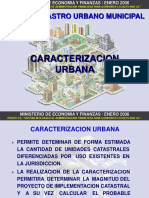 Caracterizacion Urbana y Potencial Tributario
