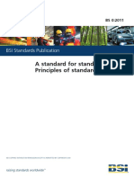 BS 0-2011 - A Standard For Standards - Principles of Standardization PDF