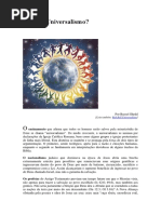 O Que é Universalismo