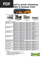 IKEA Tampines - A4 Shuttle Bus Schedule