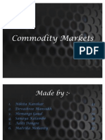 Commodity Markets Final