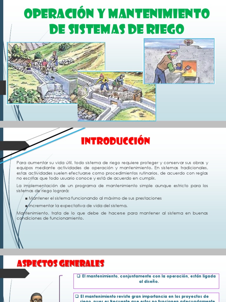 Operación y Mantenimiento de Sistemas de