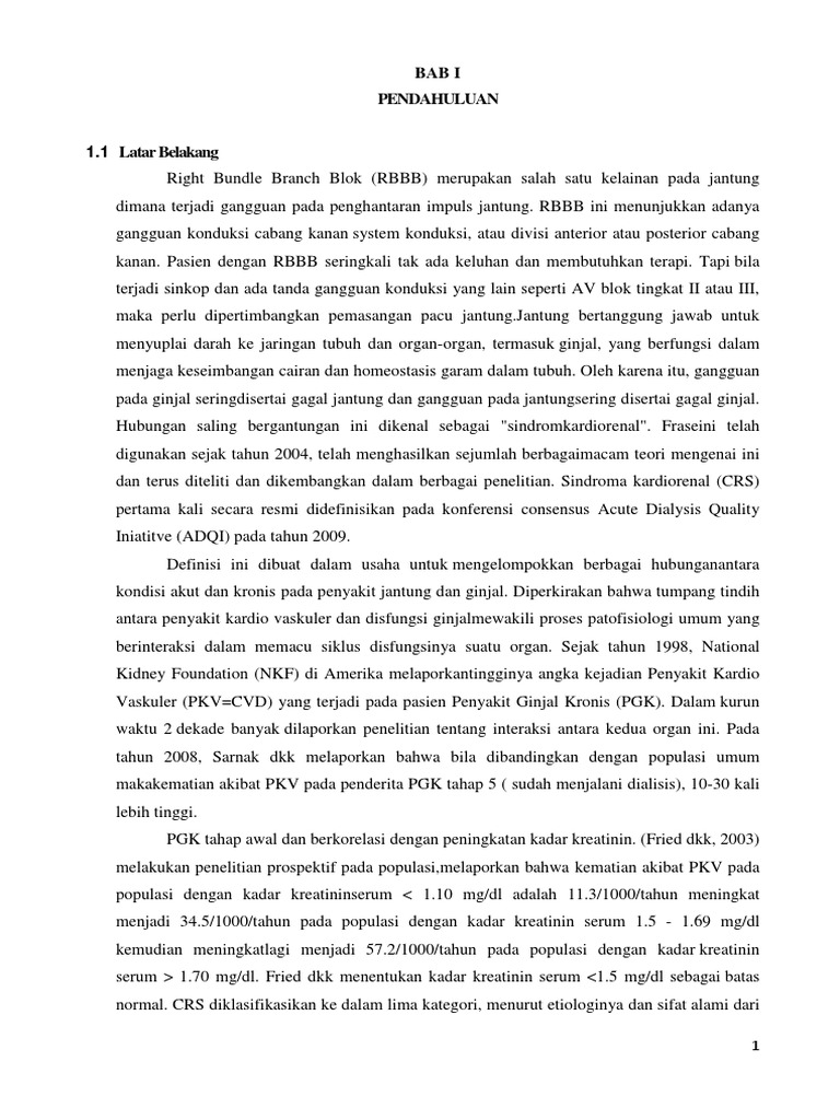 Tatalaksana dan Penyebab RBBB Jantung | PDF | Sains & Matematika