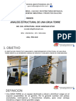 Analisis Estructural de Una Grua Torre