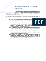 5 Hitos Del Fracturamiento Ácido de Pozos Petrolíferos